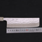 Nakiri AUS-10 Nashiji Damas Manche Océan Blanc et Bleu 165mm-[Musashi]-[Couteaux de cuisine japonais]