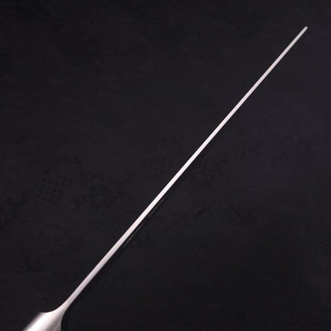Nakiri AUS-10 Nickel en Vagues Damas Manche Occidental Rouge 165mm-[Musashi]-[Couteaux de cuisine japonais]