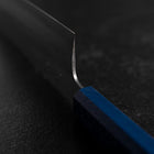 Nakiri AUS-10 Poli Manche Urushi Bleu 170mm-[Musashi]-[Couteaux de cuisine japonais]