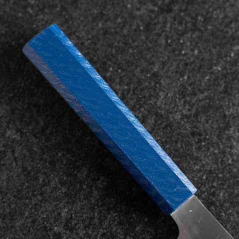 Nakiri AUS-10 Poli Manche Urushi Bleu 170mm-[Musashi]-[Couteaux de cuisine japonais]