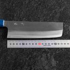 Nakiri AUS-10 Poli Manche Urushi Bleu 170mm-[Musashi]-[Couteaux de cuisine japonais]