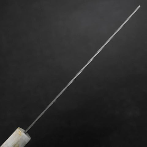 Nakiri AUS-10 Tsuchime Damas Manche Océan Noir Blanc et Or 165mm-[Musashi]-[Couteaux de cuisine japonais]