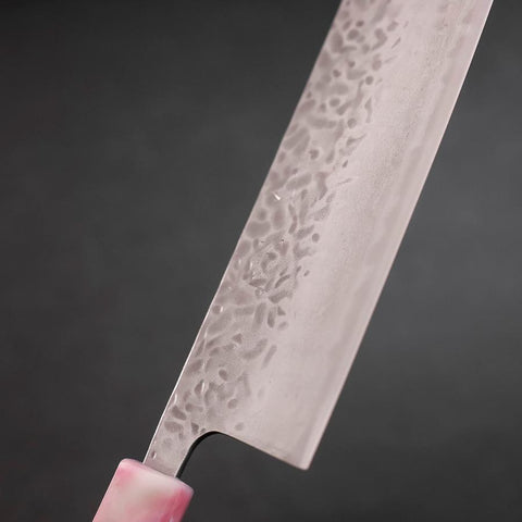 Nakiri AUS-10 Tsuchime Damas Manche Océan Rose Sakura 165mm-[Musashi]-[Couteaux de cuisine japonais]