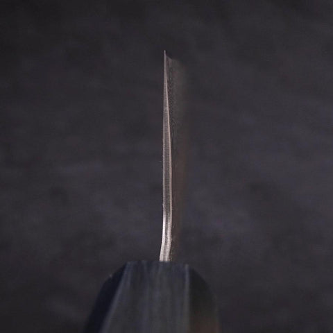 Nakiri AUS-10 Tsuchime Damas Manche Urushi Bleu Sombre 165mm-[Musashi]-[Couteaux de cuisine japonais]
