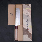 Nakiri AUS-10 Tsuchime Damas Manche en Cerisier 165mm-[Musashi]-[Couteaux de cuisine japonais]