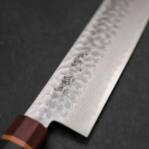 Nakiri AUS-10 Tsuchime Damas Manche en Cerisier 180mm-[Musashi]-[Couteaux de cuisine japonais]