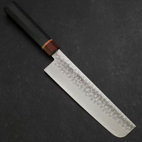 Nakiri AUS-10 Tsuchime Damas Manche en Cerisier 180mm-[Musashi]-[Couteaux de cuisine japonais]