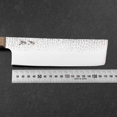 Nakiri AUS-6 Tsuchime Manche Occidental 170mm-[Musashi]-[Couteaux de cuisine japonais]