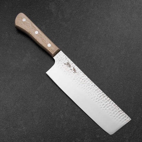 Nakiri AUS-6 Tsuchime Manche Occidental 170mm-[Musashi]-[Couteaux de cuisine japonais]