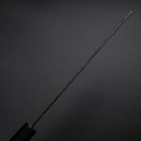 Nakiri AUS-8 Kurouchi Tsuchime Manche en Noyer et Bois de Rose 170mm-[Musashi]-[Couteaux de cuisine japonais]