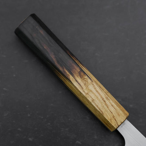 Nakiri AUS-8 Poli Manche Yaki Urushi 165mm-[Musashi]-[Couteaux de cuisine japonais]