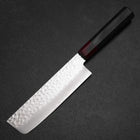Nakiri AUS-8 Tsuchime Damast Manche en Pakka 165mm-[Musashi]-[Couteaux de cuisine japonais]