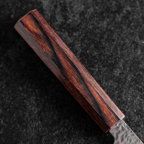 Nakiri AUS-8 Tsuchime Manche en Acajou 165mm-[Musashi]-[Couteaux de cuisine japonais]