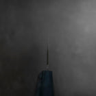 Nakiri Blue Steel #1 Kurouchi Dark Blue Urushi Handle 165mm (6.5”)-[Musashi]-[Couteaux de cuisine japonais]