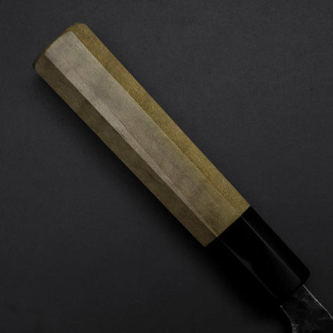 Nakiri Blue Steel #1 Kurouchi Manche en Biuffle et Magnolia 165mm-[Musashi]-[Couteaux de cuisine japonais]