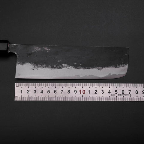 Nakiri Blue Steel #1 Kurouchi Manche en Biuffle et Magnolia 165mm-[Musashi]-[Couteaux de cuisine japonais]