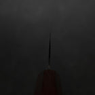 Nakiri Blue Steel #1 Revêtement inox Kurouchi Manche Urushi Pourpre 165mm-[Musashi]-[Couteaux de cuisine japonais]