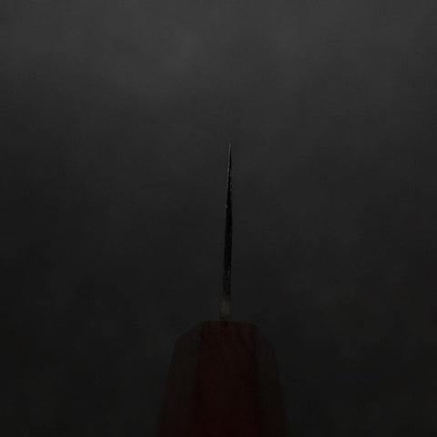 Nakiri Blue Steel #1 Revêtement inox Kurouchi Manche Urushi Pourpre 165mm-[Musashi]-[Couteaux de cuisine japonais]