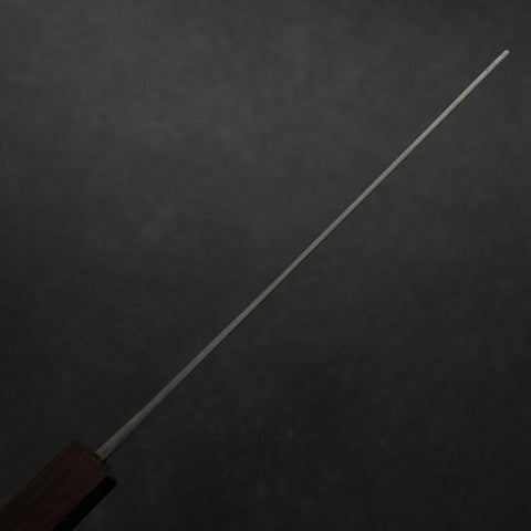 Nakiri Blue Steel #1 Revêtement inox Kurouchi Manche Urushi Pourpre 165mm-[Musashi]-[Couteaux de cuisine japonais]