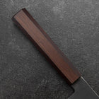 Nakiri Blue Steel #1 Revêtement inox Kurouchi Manche Urushi Pourpre 165mm-[Musashi]-[Couteaux de cuisine japonais]
