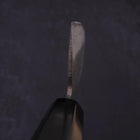 Nakiri Blue Steel #2 Kurouchi Chokin Kappa-Grenouille Manche en Buffle et Ébène 165mm-[Musashi]-[Couteaux de cuisine japonais]