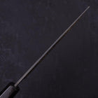 Nakiri Blue Steel #2 Kurouchi Chokin Kappa-Grenouille Manche en Buffle et Ébène 165mm-[Musashi]-[Couteaux de cuisine japonais]