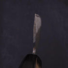 Nakiri Blue Steel #2 Kurouchi Chokin Kappa Pêcheur Endormi Manche en Buffle et Ébène 165mm-[Musashi]-[Couteaux de cuisine japonais]