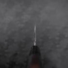 Nakiri Blue Steel #2 Kurouchi Chokin Pagode à Cinq Etages Sakura Manche en Buffle et Ébène 165mm-[Musashi]-[Couteaux de cuisine japonais]