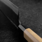 Nakiri Blue Steel #2 Kurouchi Damas Manche en Buffle et Magnolia 165mm-[Musashi]-[Couteaux de cuisine japonais]