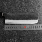 Nakiri Blue Steel #2 Kurouchi Damas Manche en Buffle et Magnolia 165mm-[Musashi]-[Couteaux de cuisine japonais]