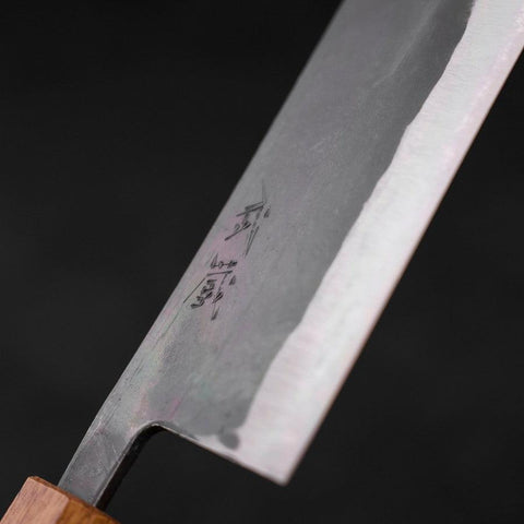 Nakiri Blue Steel #2 Kurouchi Manche Yaki Urushi 165mm-[Musashi]-[Couteaux de cuisine japonais]