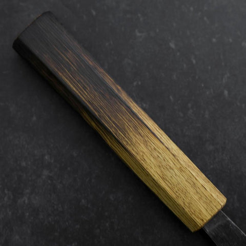 Nakiri Blue Steel #2 Kurouchi Manche Yaki Urushi 165mm-[Musashi]-[Couteaux de cuisine japonais]