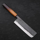 Nakiri Blue Steel #2 Kurouchi Manche Yaki Urushi 165mm-[Musashi]-[Couteaux de cuisine japonais]