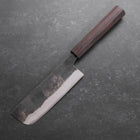 Nakiri Blue Steel #2 Kurouchi Manche en Ébène 120mm-[Musashi]-[Couteaux de cuisine japonais]