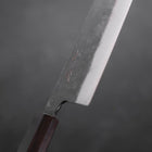 Nakiri Blue Steel #2 Kurouchi Manche en Ébène 120mm-[Musashi]-[Couteaux de cuisine japonais]