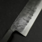 Nakiri Blue Steel #2 Kurouchi Manche en Ébène 165mm-[Musashi]-[Couteaux de cuisine japonais]