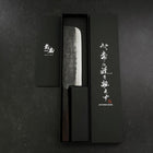 Nakiri Blue Steel #2 Kurouchi Manche en Ébène 165mm-[Musashi]-[Couteaux de cuisine japonais]