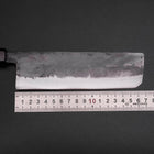 Nakiri Blue Steel #2 Kurouchi Manche en Ébène 170mm-[Musashi]-[Couteaux de cuisine japonais]