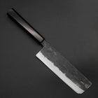 Nakiri Blue Steel #2 Kurouchi Manche en Ébène 170mm-[Musashi]-[Couteaux de cuisine japonais]
