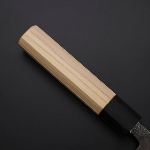Nakiri Blue Steel #2 Kurouchi Manche en Hinoki 135mm-[Musashi]-[Couteaux de cuisine japonais]