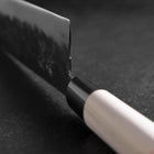 Nakiri Blue Steel #2 Kurouchi Manche en Magnolia Oval 165mm-[Musashi]-[Couteaux de cuisine japonais]