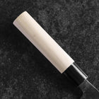 Nakiri Blue Steel #2 Kurouchi Manche en Magnolia Oval 165mm-[Musashi]-[Couteaux de cuisine japonais]
