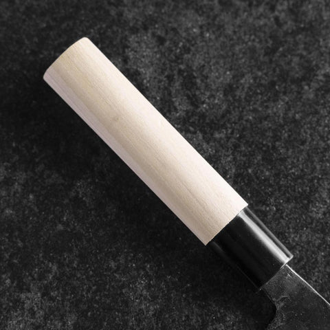Nakiri Blue Steel #2 Kurouchi Manche en Magnolia Oval 165mm-[Musashi]-[Couteaux de cuisine japonais]