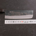 Nakiri Blue Steel #2 Kurouchi Manche en Noyer 165mm-[Musashi]-[Couteaux de cuisine japonais]
