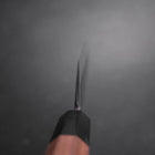 Nakiri Blue Steel #2 Revêtement Inox Kurouchi Manche en Noyer 165mm-[Musashi]-[Couteaux de cuisine japonais]