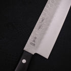 Nakiri Blue Steel #2 Revêtement Inox Tsuchime Manche Occidental Noir 165mm-[Musashi]-[Couteaux de cuisine japonais]