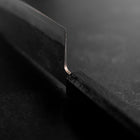Nakiri Blue Steel #2 Revêtement inox Nashiji Manche Ishime Noir 165mm-[Musashi]-[Couteaux de cuisine japonais]