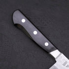 Nakiri Blue Steel #2 Tsuchime Revêtement Inox Manche Occidental Noir 165mm-[Musashi]-[Couteaux de cuisine japonais]