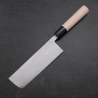 Nakiri Blue Super Damas Manche en Buffle et Magnolia 165mm-[Musashi]-[Couteaux de cuisine japonais]