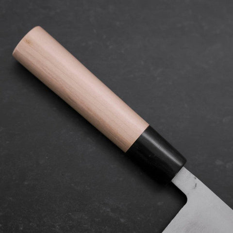 Nakiri Blue Super Damas Manche en Buffle et Magnolia 165mm-[Musashi]-[Couteaux de cuisine japonais]